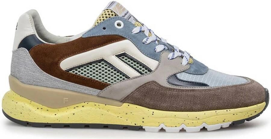 Floris van Bommel Sfm-10154 De Treener Sneakers Suède Heren Bruin