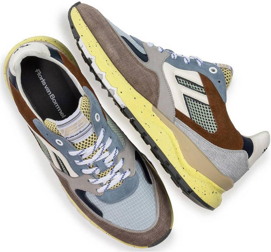 Floris van Bommel Sfm-10154 De Treener Sneakers Suède Heren Bruin - Foto 2