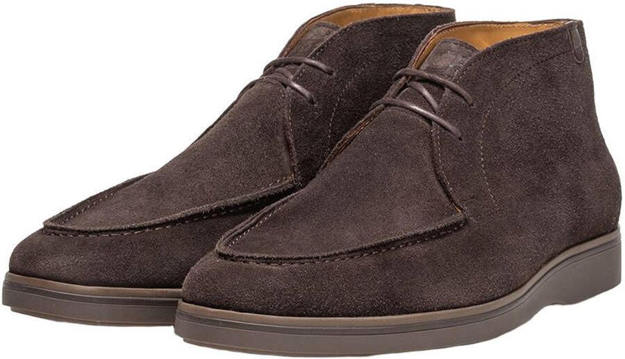 Floris van Bommel suède veterboots donkerbruin - Foto 2