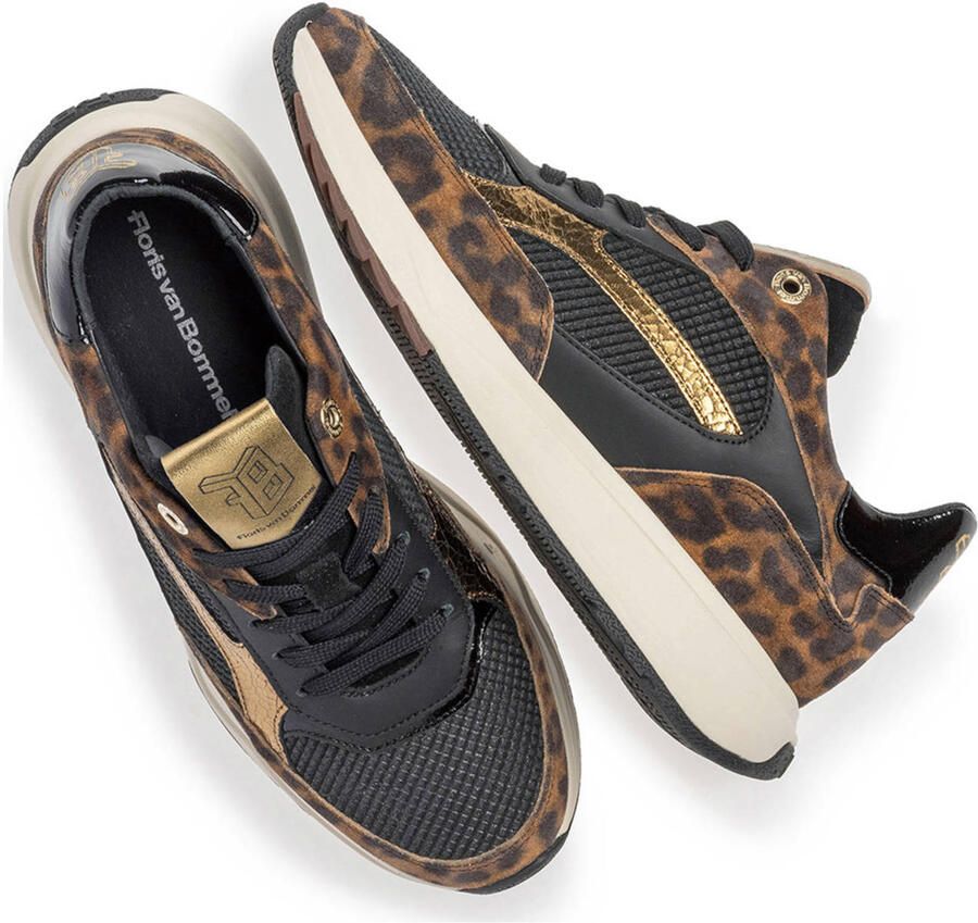 FLORIS VAN BOMMEL Lage Sneakers Dames Sfw-10138 Suvi Maat: 42 Materiaal: Textiel Kleur: Zwart - Foto 2
