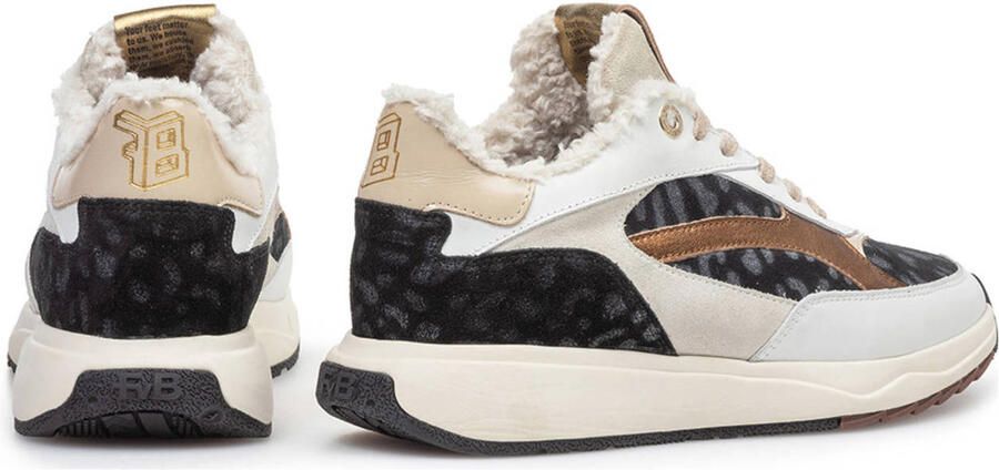 FLORIS VAN BOMMEL Lage Sneakers Dames Sfw-10138 Suvi Maat: 39 Materiaal: Leer Kleur: Zwart