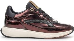 FLORIS VAN BOMMEL Lage Sneakers Dames Sfw-10138 Suvi 5 Lakleer Bruin