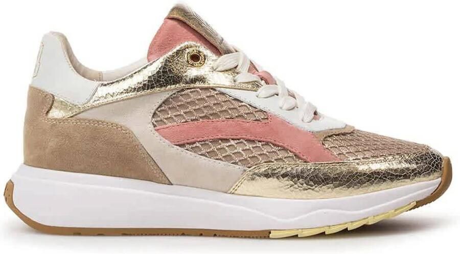 Floris van Bommel Suvi 02.17 leren sneaker goud