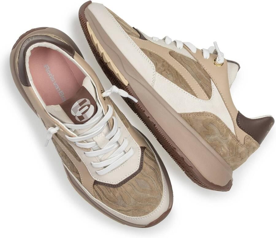 Floris van Bommel Suvi 02.27 suède sneakers taupe - Foto 2