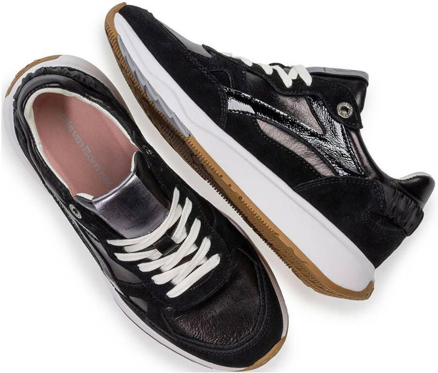 Floris van Bommel Suvi 04.00 suède sneakers zwart - Foto 2