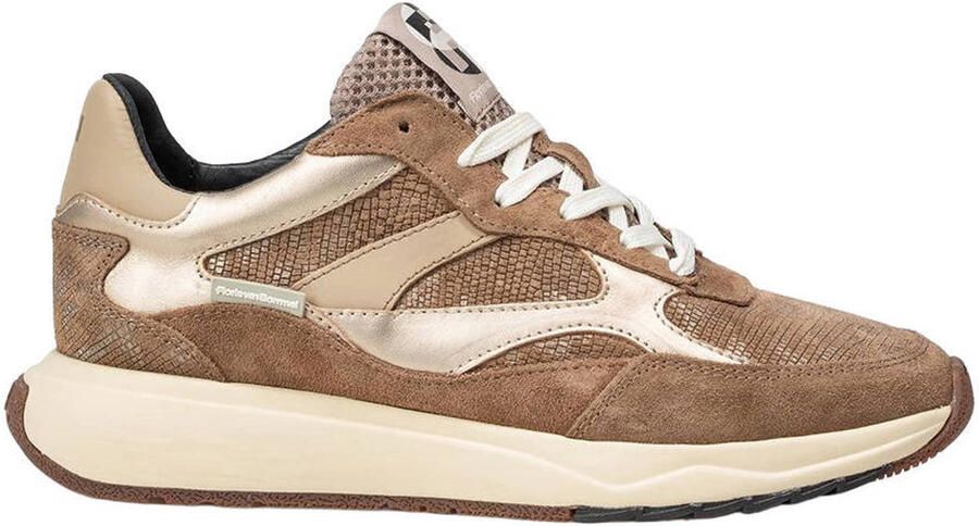 Floris van Bommel Suvi 05.03 suède sneakers taupe