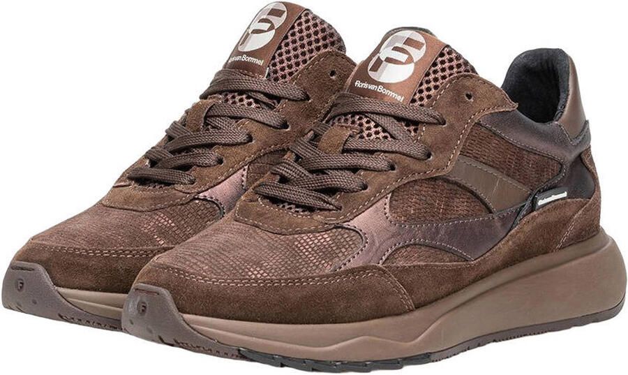 Floris van Bommel Suvi 05.04 suède sneakers donkerbruin - Foto 2
