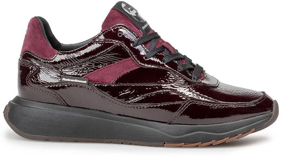 Floris van Bommel Suvi lak sneakers donkerrood