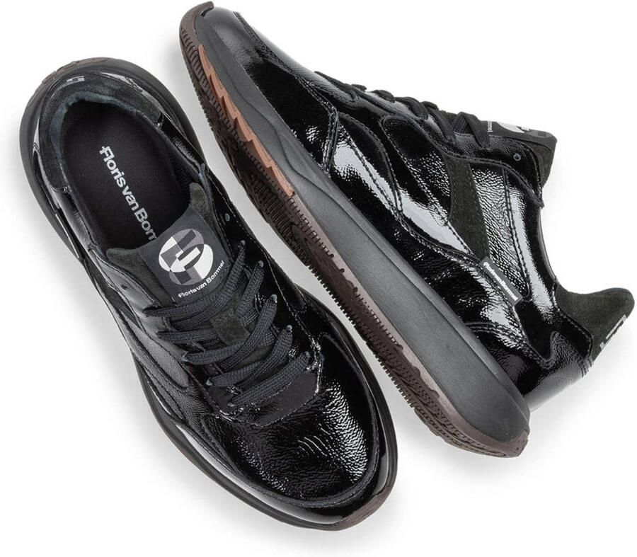Floris van Bommel Suvi lak sneakers zwart - Foto 2