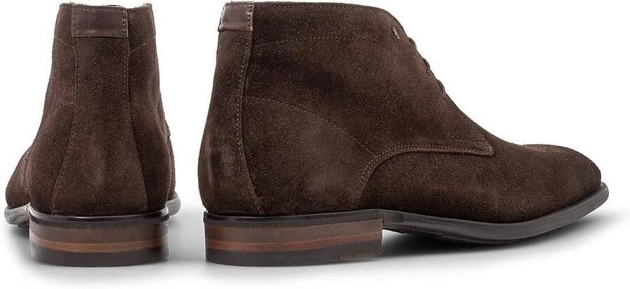 Floris van Bommel Terra 01.00 suède enkelboots donkerbruin - Foto 2