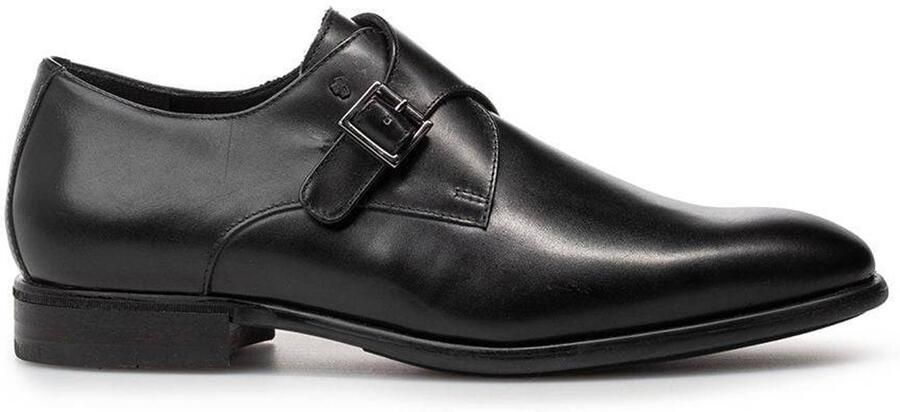 Floris van Bommel Terra 04.01 leren veterschoenen zwart