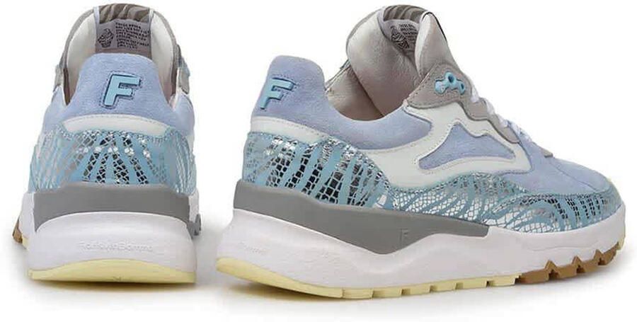 Floris van Bommel Treni 01.01 leren sneakers lichtblauw - Foto 2