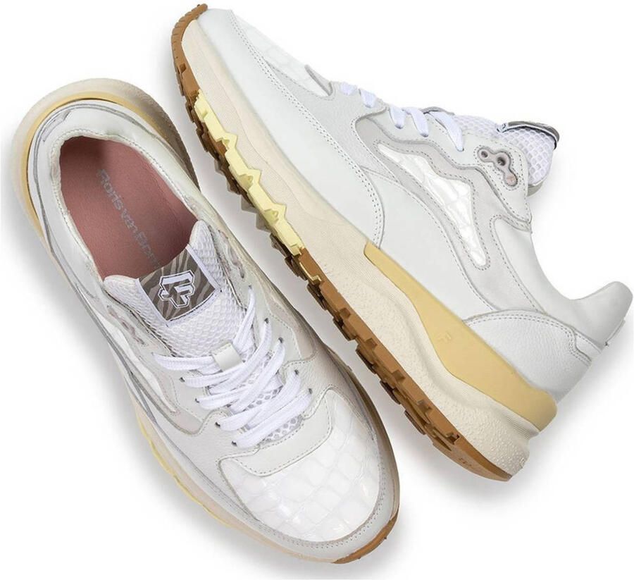 Floris van Bommel Treni 01.11 leren sneakers wit - Foto 2