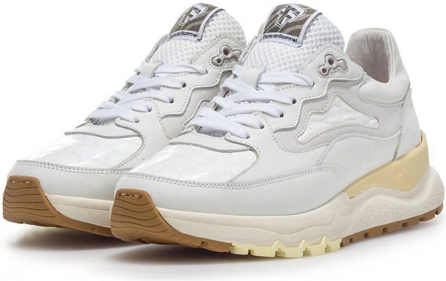 Floris van Bommel Treni 01.11 leren sneakers wit - Foto 3