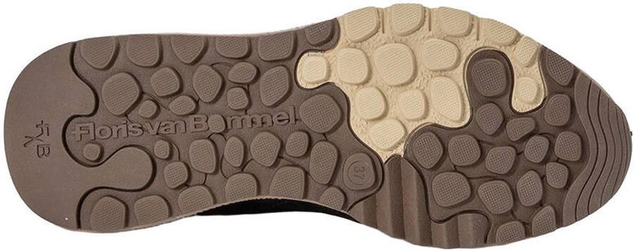 Floris van Bommel Sfw-10164 Treni Sneakers Suède Dames Zwart - Foto 3