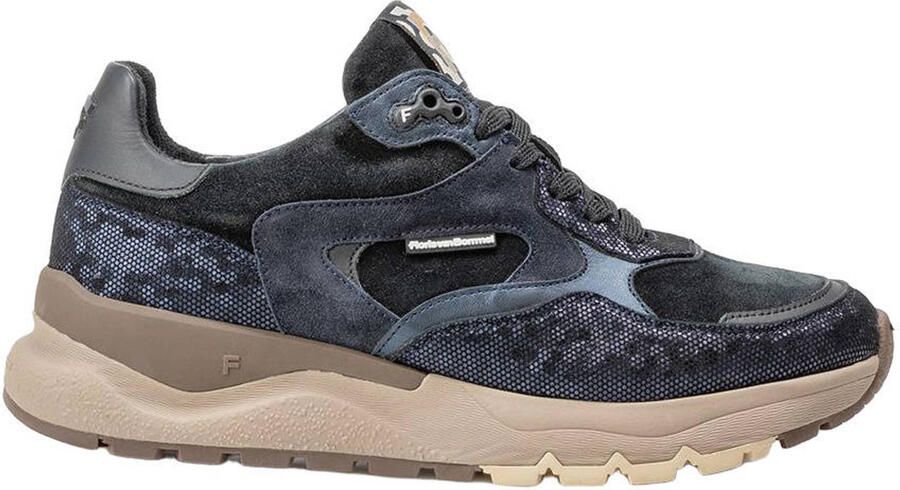 FLORIS VAN BOMMEL Lage Sneakers Dames Sfw-10164 Treni Maat: 37 5 Materiaal: Textiel Kleur: Zwart
