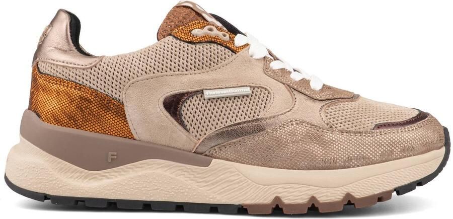 Floris van Bommel Treni 02.10 leren sneakers goud
