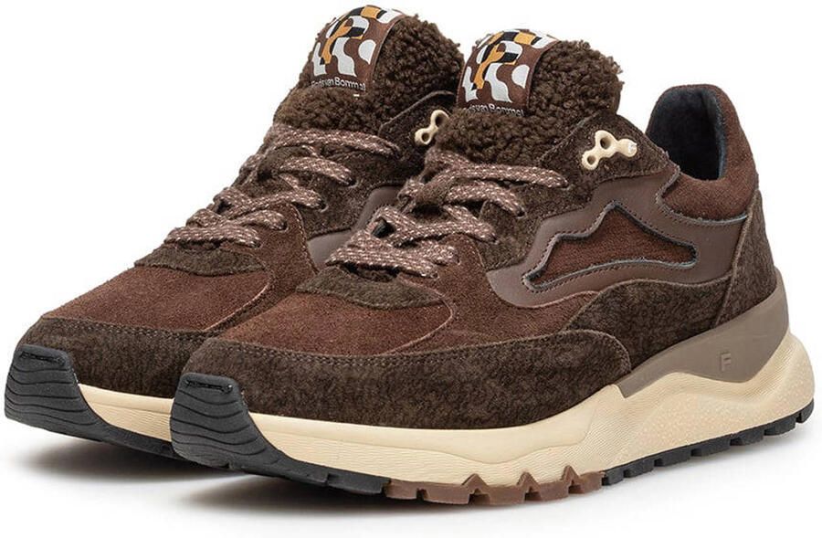 Floris van Bommel Treni suède sneakers donkerbruin - Foto 2