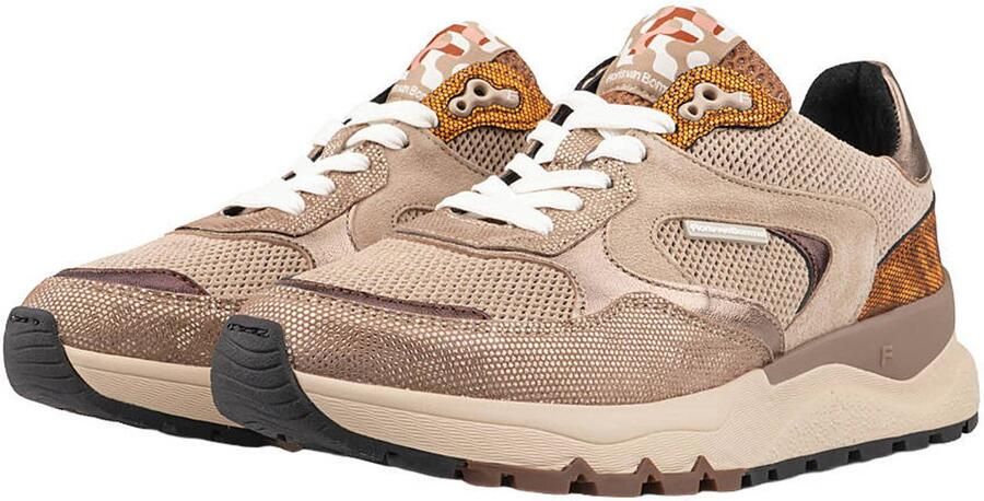 Floris van Bommel TRENI 02.10 Lage sneakers Dames sneakers Wit beige - Foto 2