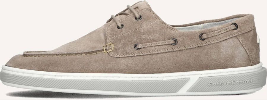 FLORIS VAN BOMMEL Veterschoenen Heren Sfm-10208 De Booter Suède Taupe - Foto 8