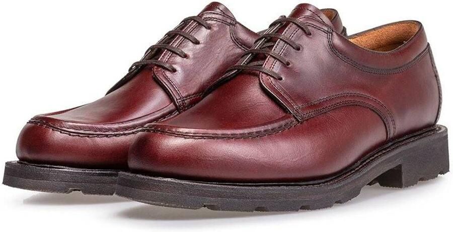 Floris van Bommel Yesta 01.00 leren veterschoenen roodbruin - Foto 3