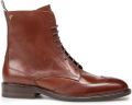 Floris van Bommel Zelmi leren veterboots cognac - Cognac