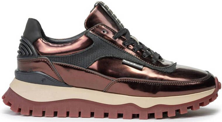 Floris van Bommel GROMMI 01.05 Lage sneakersDames sneakersPopulaire damesschoenen Bruin