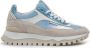 FLORIS VAN BOMMEL Lage Sneakers Dames Sfw-10100 Grommi Maat: 37 Materiaal: Suède Kleur: Blauw - Thumbnail 1