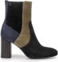 FLORIS VAN BOMMEL Enkellaarsjes Dames Sfw-50075 Kaci Maat: 40 Materiaal: Suède Kleur: Zwart - Thumbnail 2
