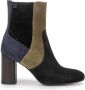 FLORIS VAN BOMMEL Enkellaarsjes Dames Sfw-50075 Kaci Maat: 39 Materiaal: Suède Kleur: Zwart - Thumbnail 2