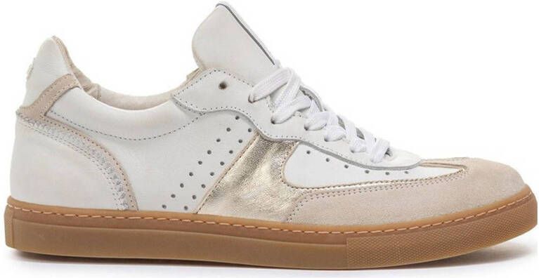 FLORIS VAN BOMMEL Lage Sneakers Dames Sfw-10096 Maat: 37 Materiaal: Leer Kleur: Wit