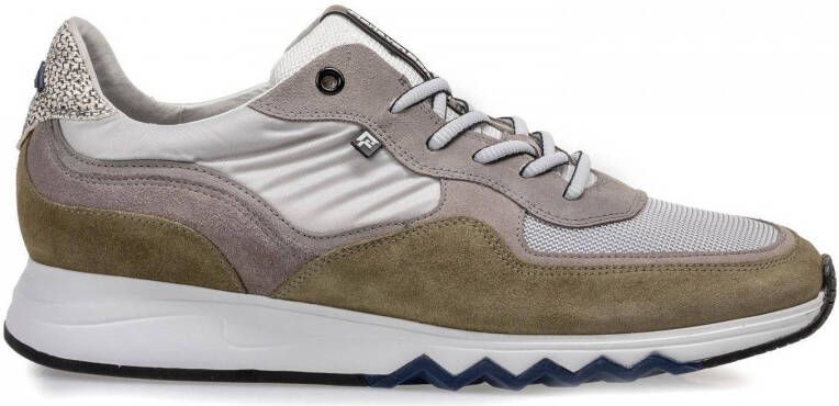 Floris van Bommel Nineti suède sneakers kaki beige