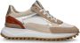 Floris van Floris van Bommel van Floris van Bommel Sneakers Dames Lage sneakers Damesschoenen Suède SFW-10099 Beige combi - Thumbnail 2