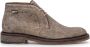 Floris van Bommel suède veterboots lichtbruin - Thumbnail 1