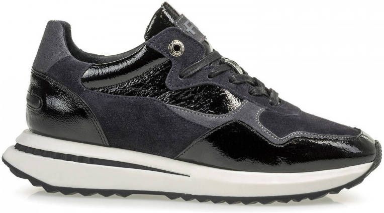 Floris van Bommel SUMI lakleren sneakers zwart