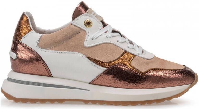 Floris van Bommel Sumi leren sneakers brons