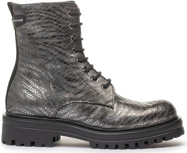 Floris van Bommel WONKI~04.18~~~~~~~~~~~~~~~~~~~ Hoge sneakersVeterlaarzenDames veterschoenenDames sneakersHalf-hoge schoenen Metallics