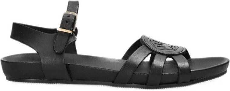 Fred de la Bretoniere Clover Dua leren sandalen zwart