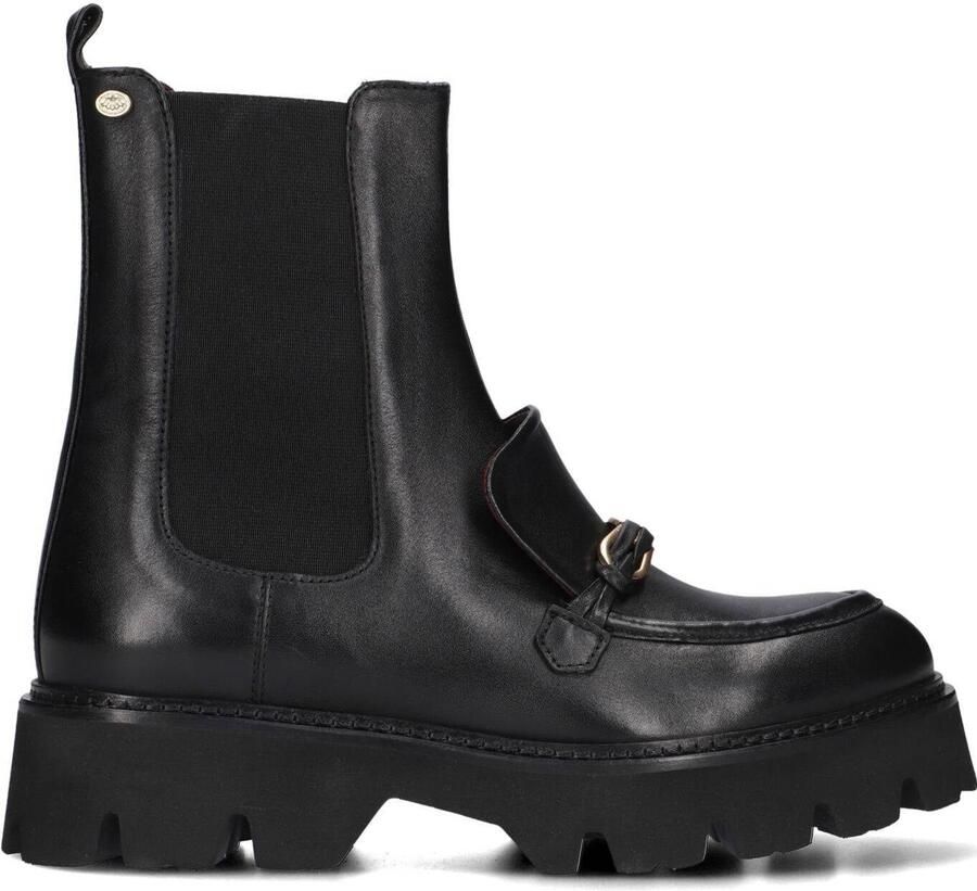 FRED DE LA BRETONIERE Enkelboots Dames Pally Dali Leer Zwart - Foto 2