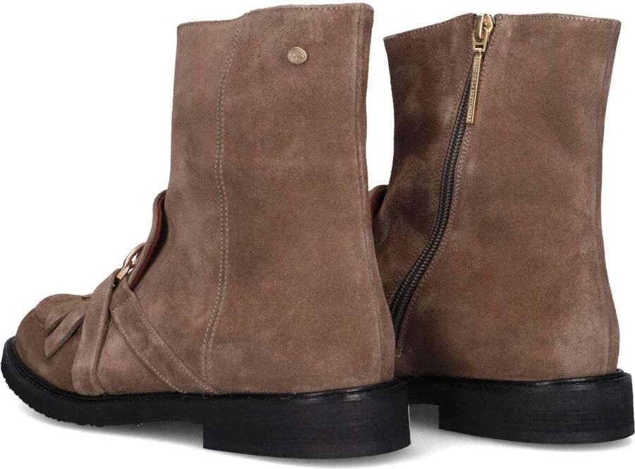 FRED DE LA BRETONIERE Enkelboots Dames Paris Hay Suède Taupe - Foto 3