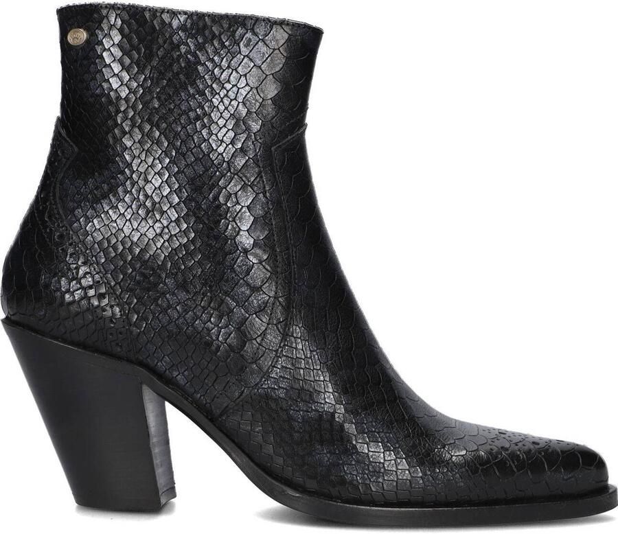 FRED DE LA BRETONIERE Enkellaarsjes Dames Blaire Ankle Boot Leer Zwart