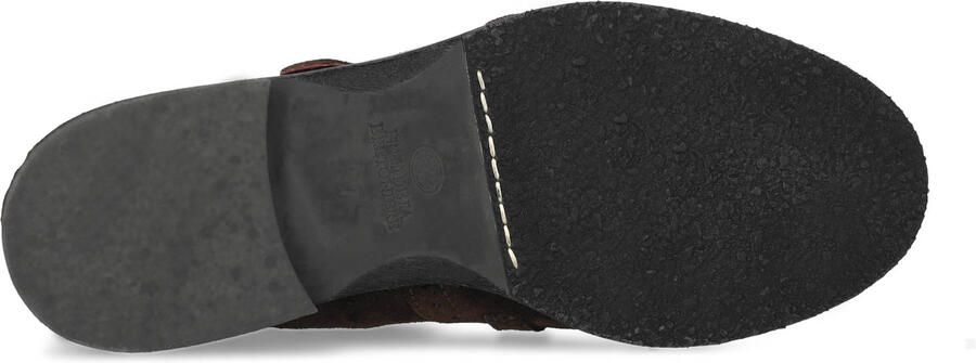 Fred de la bretoniere PARIS EDANE Ankle Boot Suede Dark Brown - Foto 3