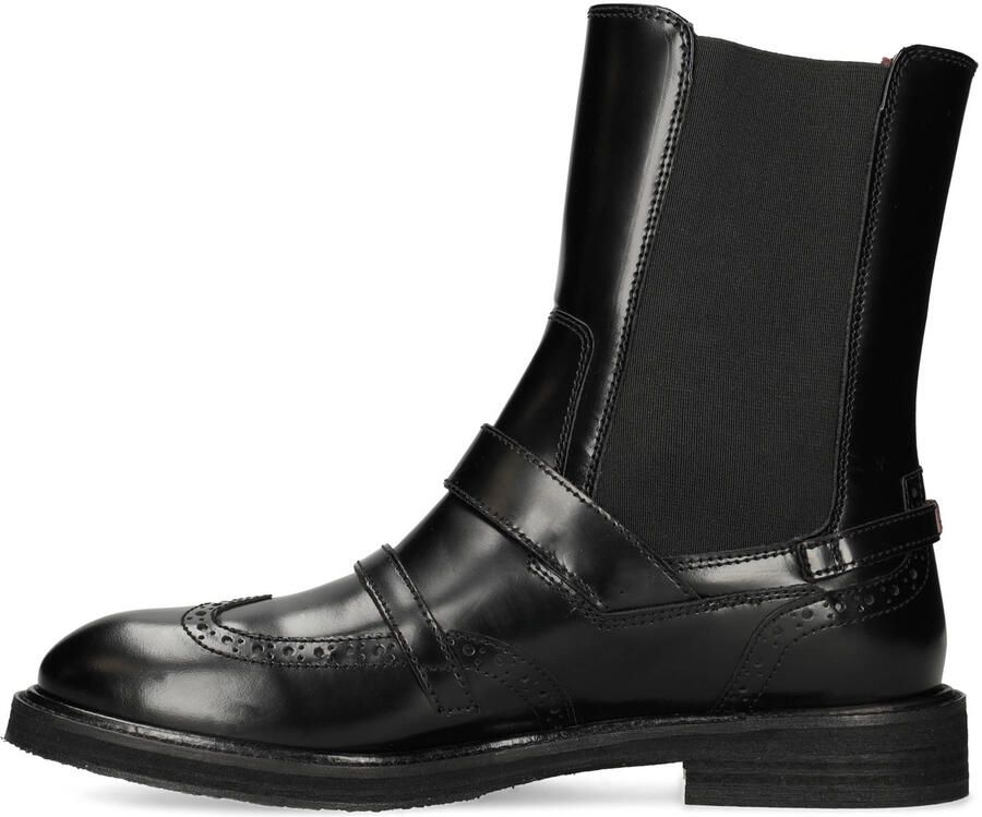 FRED DE LA BRETONIERE Biker Boots Dames Paris Edane Lakleer Zwart - Foto 6