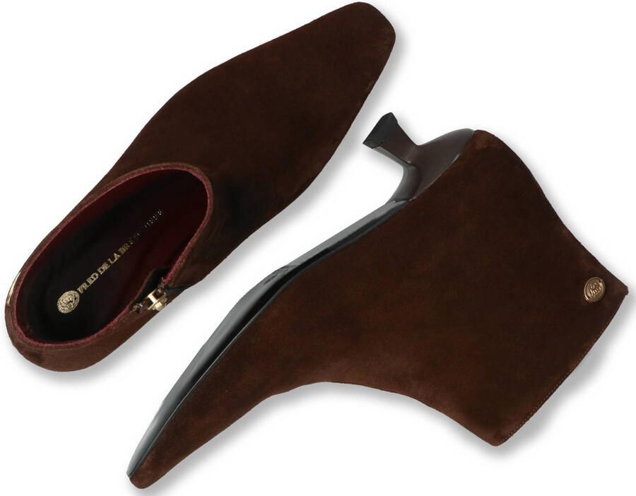 Fred de la bretoniere CARA CARLA Ankle Boot Suede Brown - Foto 7