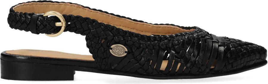 FRED DE LA BRETONIERE Slingbacks Dames Ellis Woven Maat: 37 Materiaal: Leer Kleur: Zwart - Foto 6