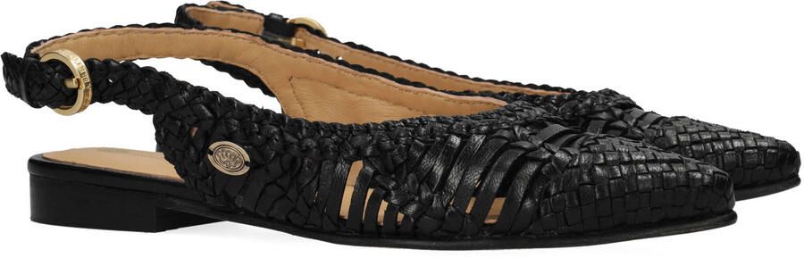 FRED DE LA BRETONIERE Slingbacks Dames Ellis Woven Maat: 37 Materiaal: Leer Kleur: Zwart - Foto 8