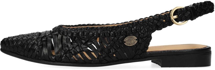 FRED DE LA BRETONIERE Slingbacks Dames Ellis Woven Maat: 37 Materiaal: Leer Kleur: Zwart - Foto 7