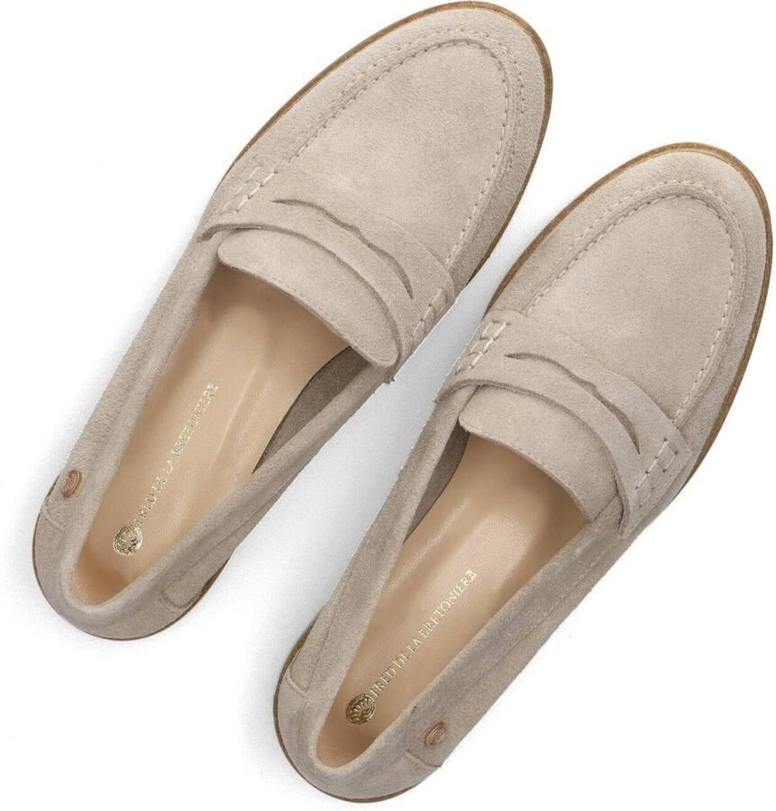 FRED DE LA BRETONIERE Loafers Dames Bodil Suède Beige - Foto 5