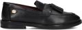 FRED DE LA BRETONIERE Loafers Dames Fairy Moccy Leer Zwart - Zwart