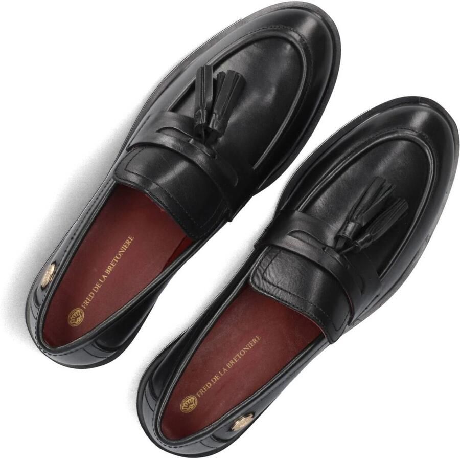 FRED DE LA BRETONIERE Loafers Dames Fairy Moccy Leer Zwart - Foto 3
